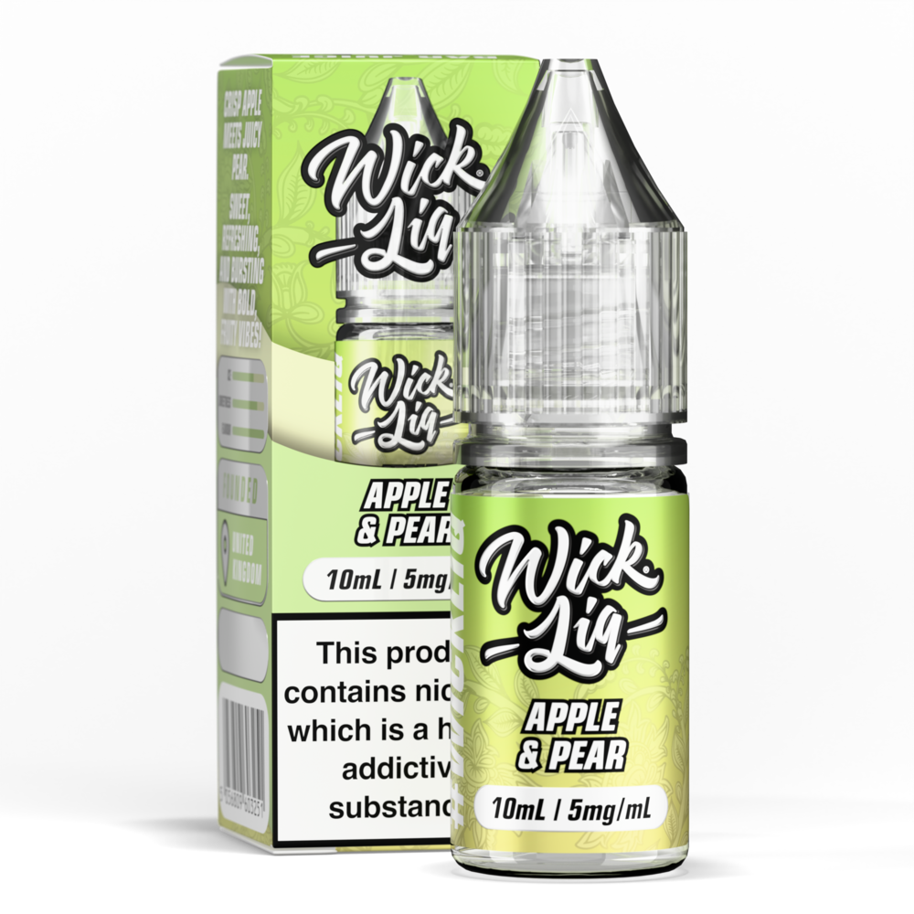 Wick Liq Apple Pear Refreshing Dual-Fruit Nic Salt 10ml Wick Liq Apple Pear Refreshing Dual-Fruit Nic Salt 10ml
