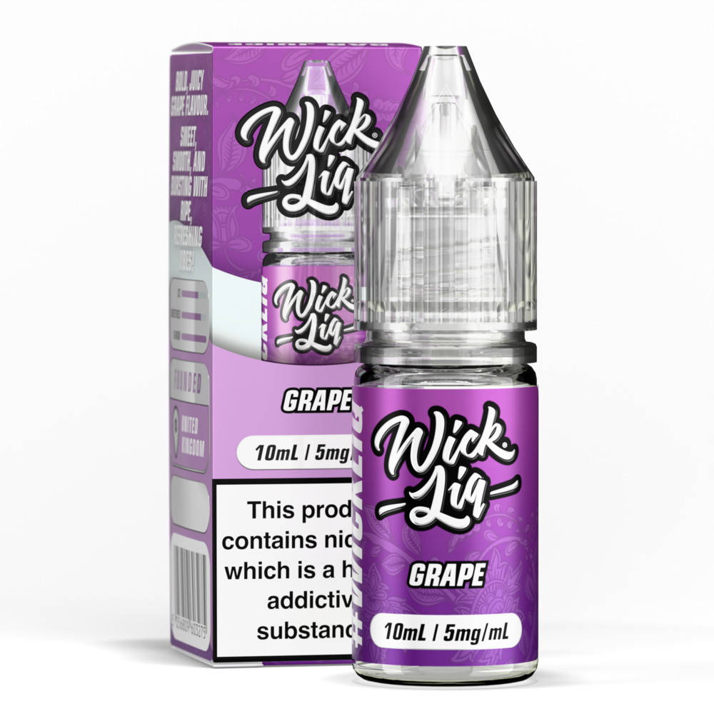Wick Liq Grape - Juicy Purple Nic Salt 10ml Wick Liq Grape - Juicy Purple Nic Salt 10ml