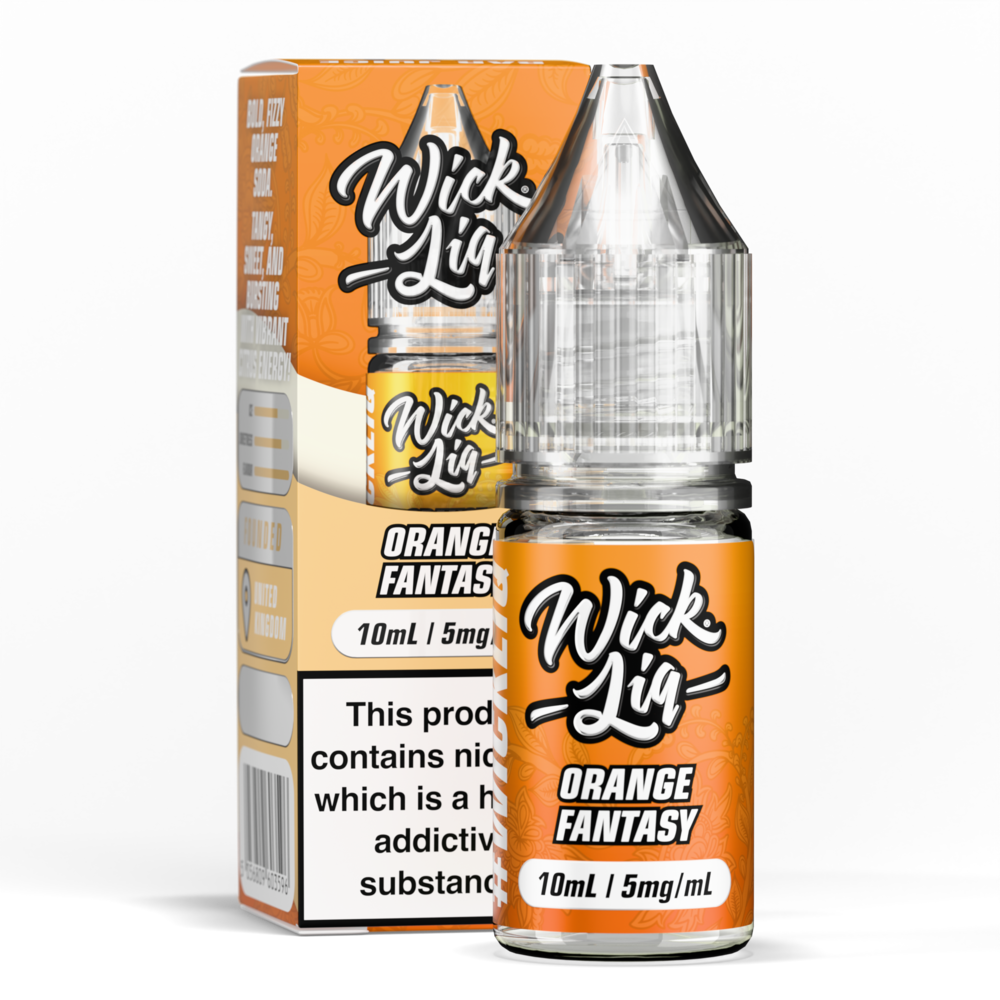 Wick Liq Orange Fantasy Bar Juice Bar Style Nic Salt 10ml Wick Liq Orange Fantasy Bar Juice Bar Style Nic Salt 10ml